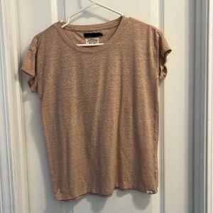 PrAna‎ Cozy Up Scoop Neck Tee blush pink size XS